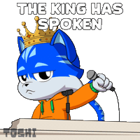 Listen Up Cat Sticker by Toshithecat
