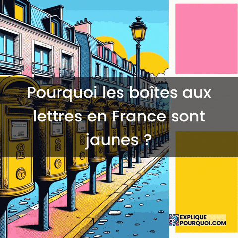 Boîtes Aux Lettres Jaunes GIF by ExpliquePourquoi.com