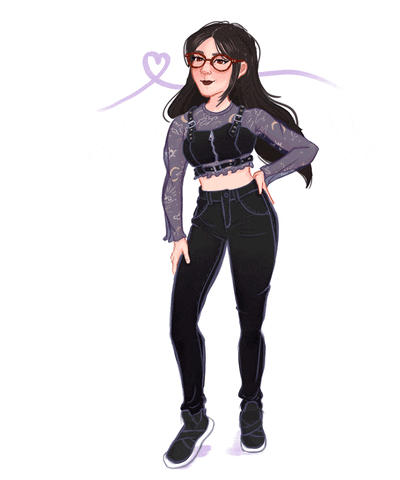 imsandrai giphyupload smile girl illustration GIF