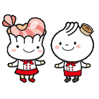 dintaifung friends super highfive dumpling Sticker