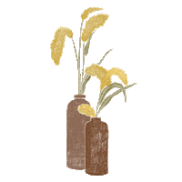 Pottery Vase Sticker by Our Second Nature