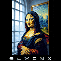 Mona Lisa Art GIF by ElmonX