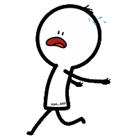 Run Doodle Sticker