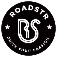 roadstr logo cars automotive license plate Sticker