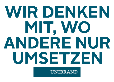 UNIBRAND giphyupload munich werbeagentur unibrand Sticker