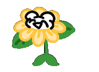Blue Flower Sticker by Annafish
