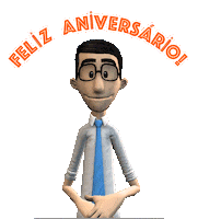 Aniversario Hugo Sticker by Hand Talk