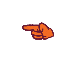 Hand Click Sticker by Susquehanna University