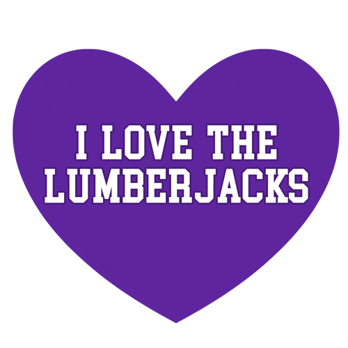 I Love Lumberjack Sticker