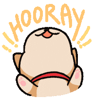 Happy Dog Sticker by Ai and Aiko