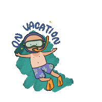 Beach Explore Sticker by Regina Awang