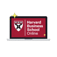 Sparkle Online Learning Sticker by Harvard Business School