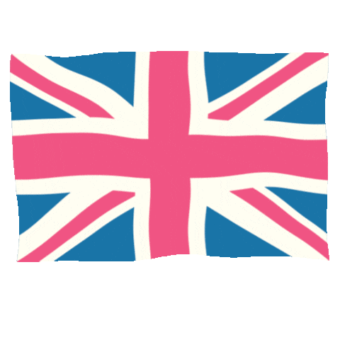 London Flag Sticker by Christina Elleni