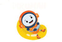 Mascot Quarantine Sticker by Jet Commerce