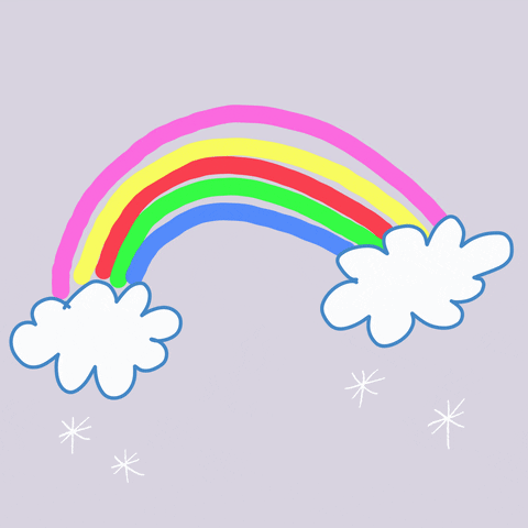 Happy Rainbow GIF by Omar Janaan