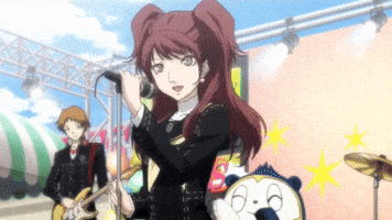 Persona 4 Singing GIF
