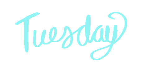 painteddreamsco aesthetic words tuesday days Sticker