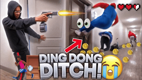 Ding Dong Ditch GIF