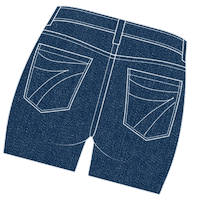 Booty Jeans Sticker by 7 For All Mankind