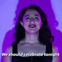 We should celebrate tonight