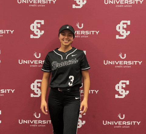 Santa Clara Softball GIF by Santa Clara Broncos