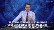 energy drinks testicles GIF by The Opposition w/ Jordan Klepper
