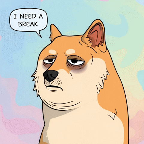 Tired Shiba Inu GIF by Doge Pound