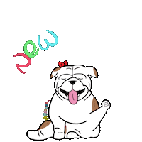 dog love Sticker by makala9_