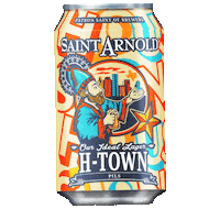 H-Town Beer Sticker by Saint Arnold Brewing Company