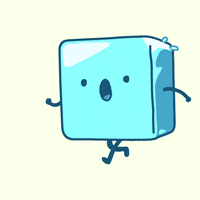 Cubemelt fall ouch icecube cubemelt GIF