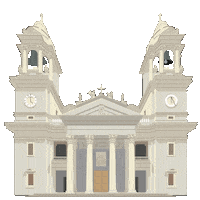 Camino De Santiago Iglesia Sticker by Ayuntamiento de Pamplona / Iruñeko Udala