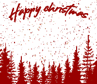 Happy Christmas Art Sticker