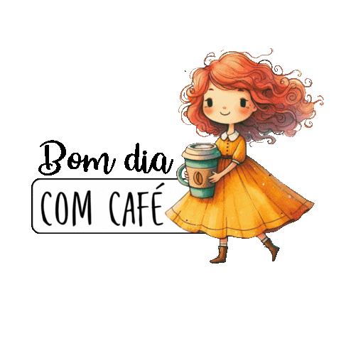 aduanstudio cafe bomdia redhair bomdiacomcafe Sticker