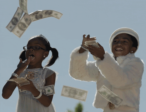 make it rain GIF