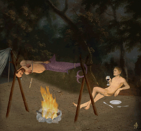 art camping GIF by Scorpion Dagger