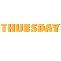 Thursday Sticker by Hikkup
