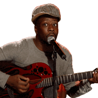 Guitar Sticker by Wyclef Jean