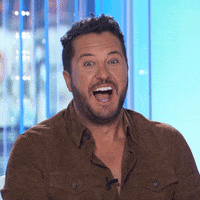 Happy Luke Bryan GIF by American Idol