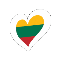 Heart Lithuania Sticker by Eurovision Song Contest