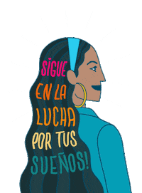 Arriba Las Mujeres Latinos Sticker by JoltTX