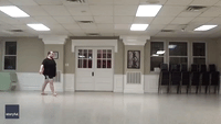 Plus-Size Dancer Freestyles Incredible Moves