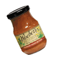 Cranberry Condiments Sticker by Woeber Mustard