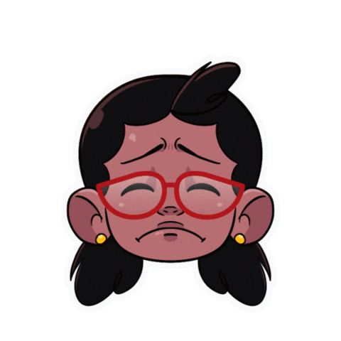 Sad Girl Crying Sticker by Gashhuds