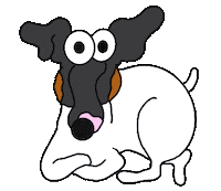 Happy Japanese Terrier Sticker