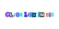 cyderspyder link click click here link in bio Sticker