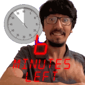 6 Minutes Sticker