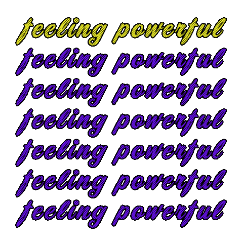 Power Feeling Sticker by TEAM PWRHOUSE