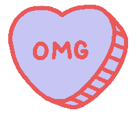 Oh My God Omg Sticker