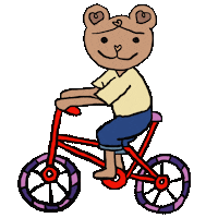 Bear Exercise Sticker