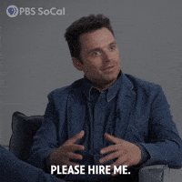 Hire Me Sebastian Stan GIF by PBS SoCal